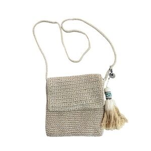 THE SAK | Costa mesa crochet mini bag, new without tags silver hardware